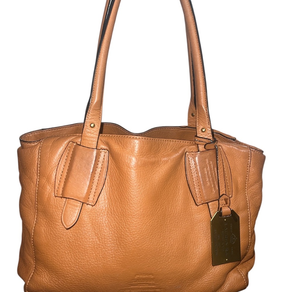 Vintage Ralph Lauren glove-tanned leather tote